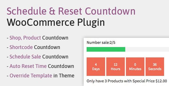 WooCommerce Countdown Plugin WooCP