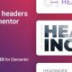 Customizable headings for Elementor – Headinger