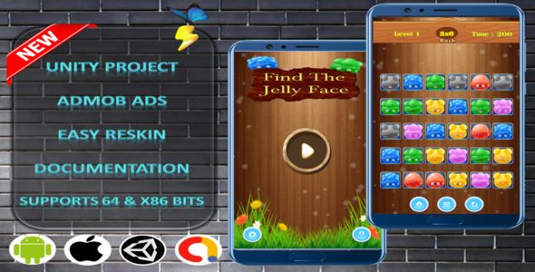 Find The JellyFace Complete Project - Admob