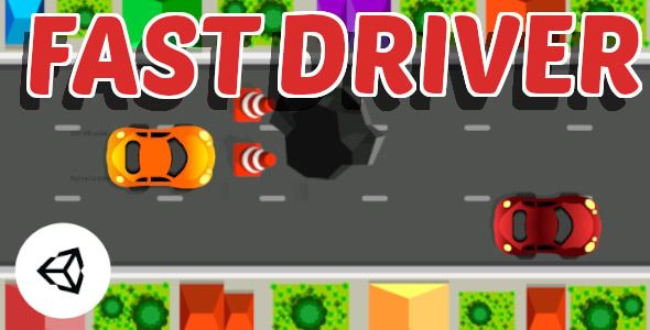 Fast Drive Car Game | Unity Project for Android and iOS 2 Fast Drive Car Game | Unity Project for Android and iOS