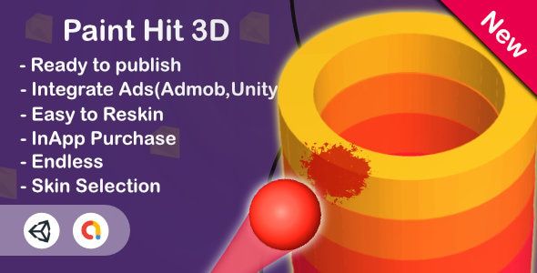 Paint Hit 3D (Unity Game+Admob+iOS+Android) 2 Paint Hit 3D (Unity Game+Admob+iOS+Android)
