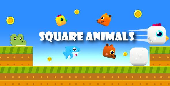 Square Animals | Unity Casual Complete Project for Android and iOS 2 Square Animals | Unity Casual Complete Project for Android and iOS