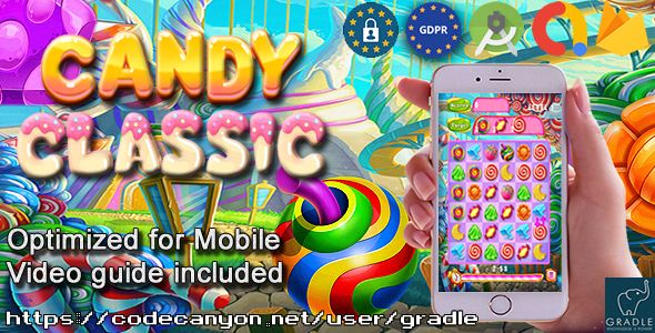 Candy Classic (Admob + GDPR + Android Studio) 2 Candy Classic (Admob + GDPR + Android Studio)