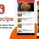 My Recipe App with Admin Panel , Facebook and Admob Ads