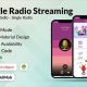 Single Radio App Android | Admob, Facebook, Onesignal