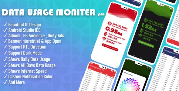 Data Usage Monitor Pro - with amazing UI