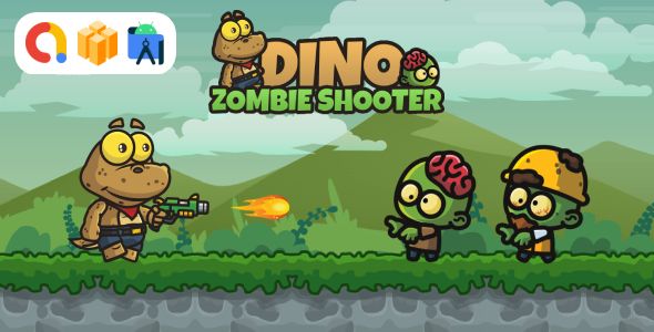 Dino Zombie Shooter (Buildbox Template + Android Studio Project) 2 Dino Zombie Shooter (Buildbox Template + Android Studio Project)
