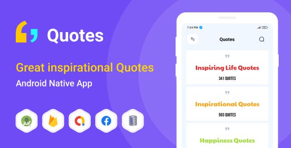 Great inspirational Quotes - Android (Kotlin)