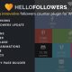 Hello Followers – Social Counter Plugin for WordPress