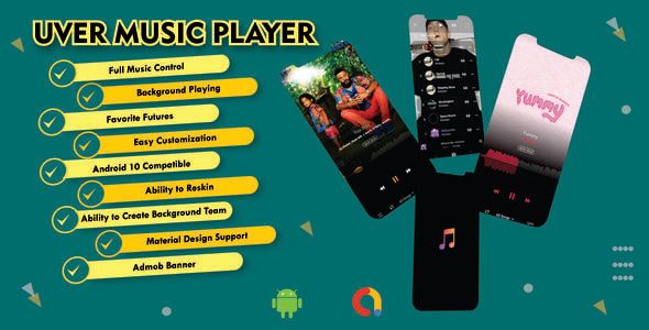 UverMusic Player| AudioMack Clone |Best Music Player with Possible admob Integration