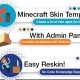 Minecraft Skin App Template With Admin Panel