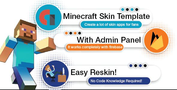 Minecraft Skin App Template With Admin Panel 2 Minecraft Skin App Template With Admin Panel
