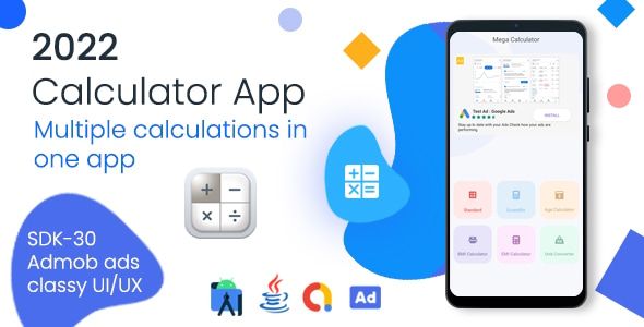 All in One Calculator 2023 (V 2.0) - Scientific Calculator for Android with Admob 2 All in One Calculator 2023 (V 2.0) - Scientific Calculator for Android with Admob