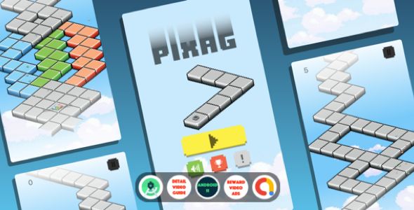 Pixag - A Hypercasual Game with Admob Ads 2 Pixag - A Hypercasual Game with Admob Ads