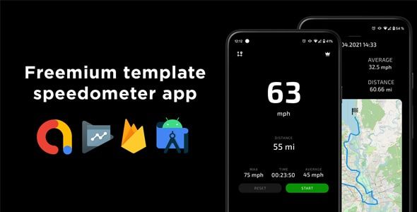 Speedometer and distance - AdMob, In-App Purchase, Android app freemium template 2 Speedometer and distance - AdMob, In-App Purchase, Android app freemium template