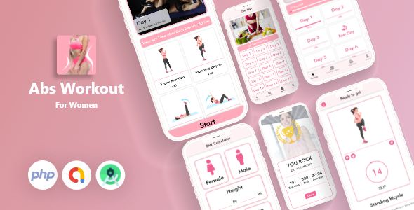 Abs Workouts & Fitness For Women (30 days Workout Plan)