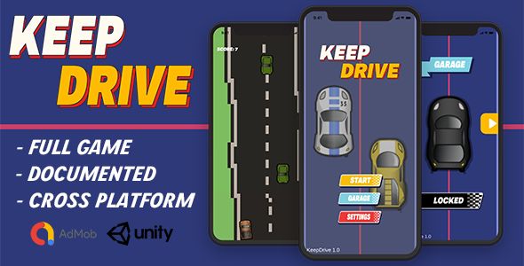 KeepDrive - Infinite Scroller Game (Unity - Admob) 2 KeepDrive - Infinite Scroller Game (Unity - Admob)