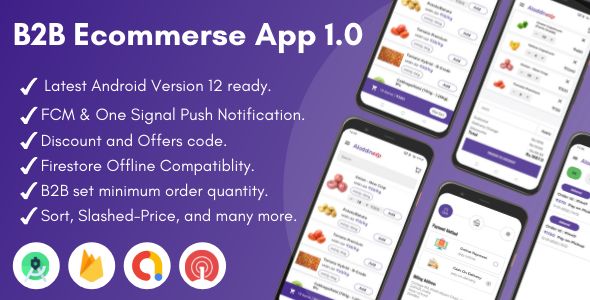 Aladdin Express - Android B2B Ecommerse App + Admin Panel