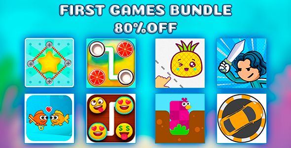 First Bundle. 80%OFF. Construct3. Html5, Mobile (adMob)