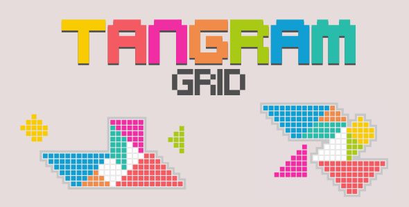 Tangram Grid – Puzzle Game – HTML5 (Construct 3)