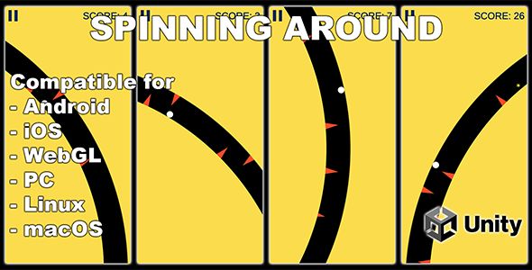 Spinning Around - (Unity Game) Hyper Casual Game For Android And iOS 2 Spinning Around - (Unity Game) Hyper Casual Game For Android And iOS