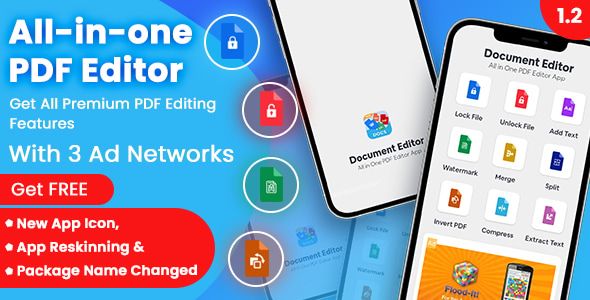 PDF Editor & Maker (2.0 UPDATE) - All in One PDF Editor for Android - 3 Ad Networks 2 PDF Editor & Maker (2.0 UPDATE) - All in One PDF Editor for Android - 3 Ad Networks