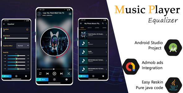 Music player & Video player - Equalizer with Admob Ads Integration 2 Music player & Video player - Equalizer with Admob Ads Integration
