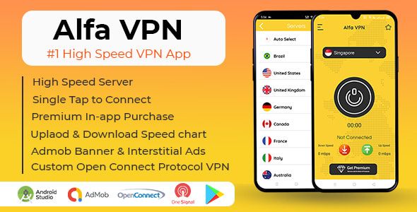 Alfa VPN - Unlimited High Speed VPN Android 2 Alfa VPN - Unlimited High Speed VPN Android