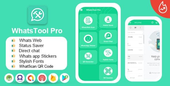 WhatsApp Tools Pro - (For WhatsApp & WhatsApp Business) - DM - Stylish Fonts - QR Generator, Scaner 2 WhatsApp Tools Pro - (For WhatsApp & WhatsApp Business) - DM - Stylish Fonts - QR Generator, Scaner