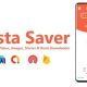 Insta Saver – Instagram Videos, Images, Stories & Reels Downloader | ADMOB, FIREBASE, ONESIGNAL