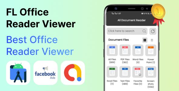 FL Office Reader Viewer | Document Viewer, Document Reader with admob 2 FL Office Reader Viewer | Document Viewer, Document Reader with admob