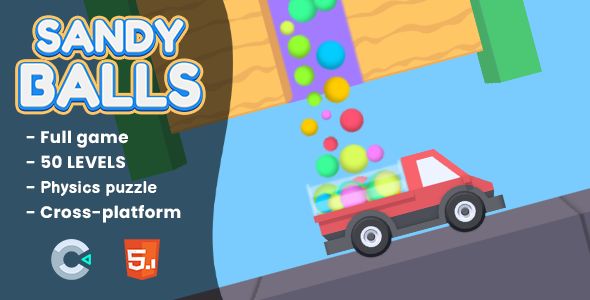 Sandy Balls – HTML5 Game | Construct 3