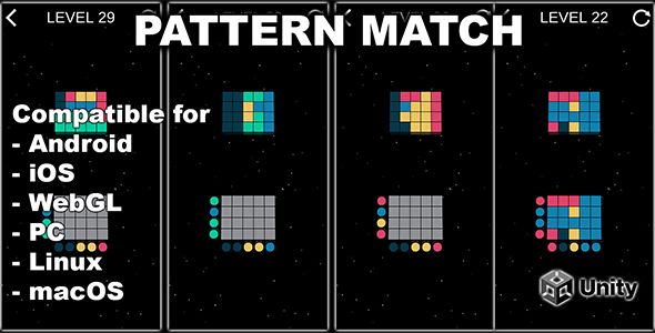 Pattern Match - Unity Color Puzzle Game 2 Pattern Match - Unity Color Puzzle Game