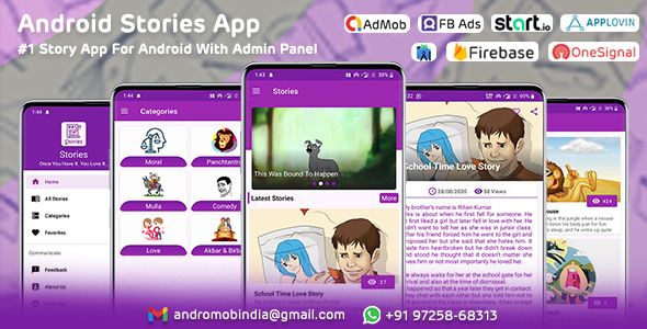 Online Stories App With Categories | Admin Panel 2 Online Stories App With Categories | Admin Panel