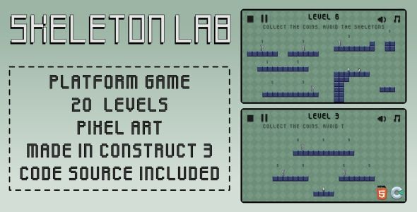 Skeleton Lab – HTML5 Casual game