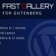 Fast Gallery for Gutenberg – WordPress Plugin