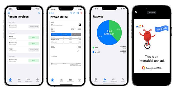 Pro Invoice Maker – SwiftUI iOS Full Applicationc