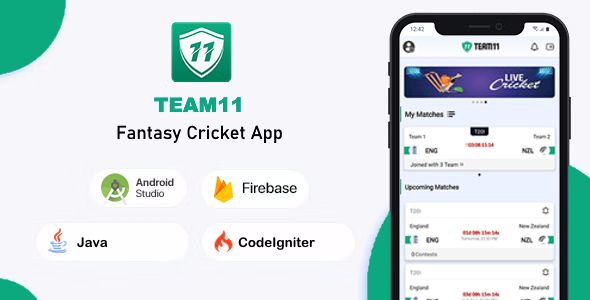 Team11 - Fantasy Cricket App