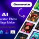 ImageAi – Ai Image Generator, Editor, Collage Maker Android App + AdMob Ads