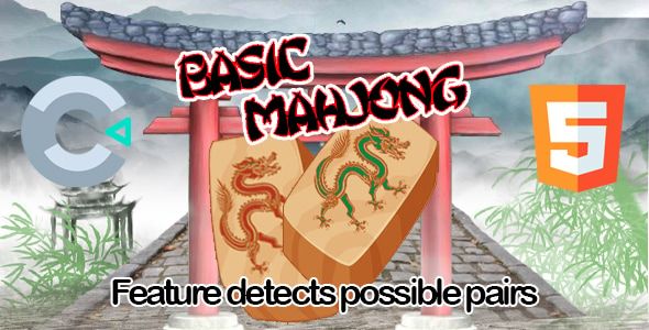 Basic Mahjong (HTML5 Game – Construct 3)