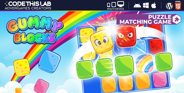 Gummy Blocks – HTML5 Puzzle Game