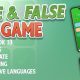 True – False Game ( online & offline )