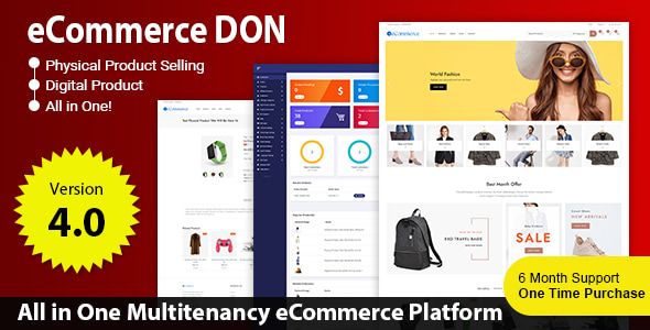 eCommerce DON – Multi tenancy Online Store Platform SAAS
