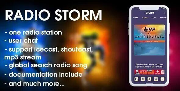 Radio Storm - Android radio application with more additional features