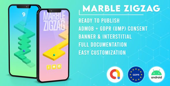 Marble ZigZag (Admob + GDPR + Unity) 2 Marble ZigZag (Admob + GDPR + Unity)