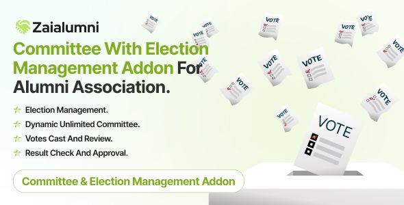 Zaialumni – Committee With Election Management Addon For Alumni Association. NULLED