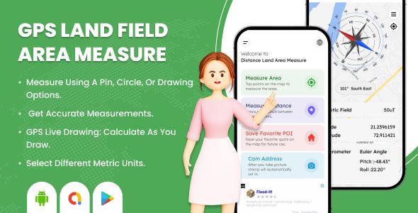 Distance and Land Area Measure – Land Area Calculator – GPS Field Area Measure 2 Distance and Land Area Measure – Land Area Calculator – GPS Field Area Measure