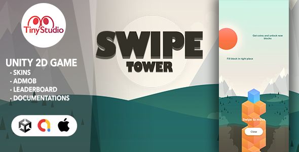Swipe Tower – Unity project