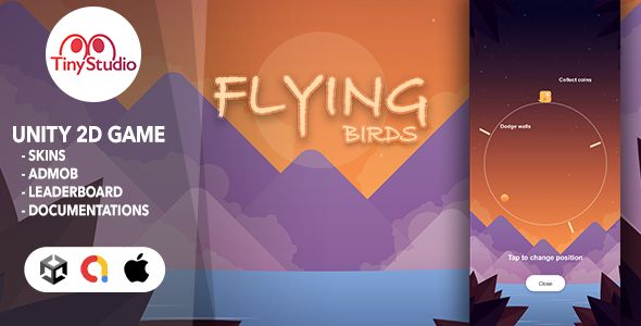 Flying Bird – Unity project