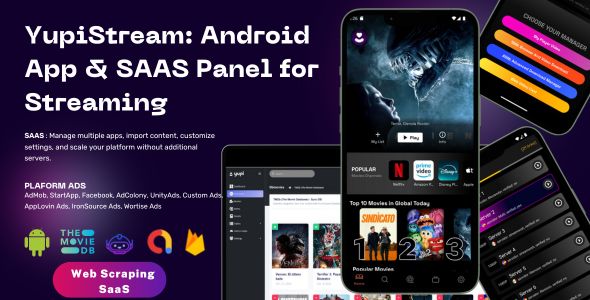 YupiStream Pro – TV & Movie Scraper Android App